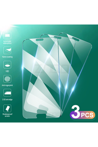 Choice7 3 قطع زجاج لهاتف هواوي P20 لايت، 3 قطع زجاج مقوى لهاتف P20 برو، P10 ب...