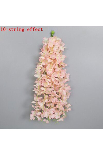 Choice 20 قطعة وردي فاتح 5/10/20 قطعة 60 سم إكليل زهور ويستيريا صناعي معلق من...