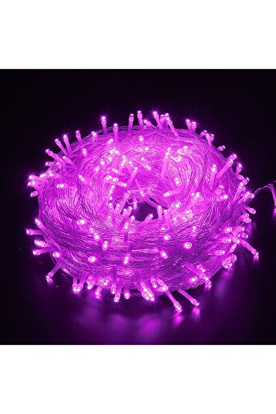 Choice سلسلة مصابيح LED أرجوانية بطول 10 أمتار و100 مصباح LED بتيار متردد 220...