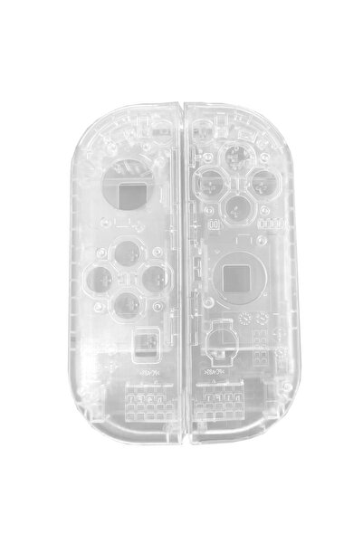 Choice حافظة بديلة شفافة بيضاء للوحة الألعاب لجهاز Nintendo Switch Joy-