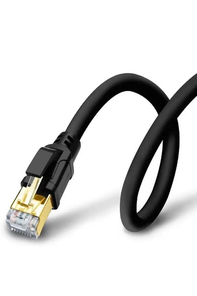 Choice7 كابل إيثرنت أسود من الفئة 6 بطول 20 مترًا، كابل شبكة محلية (LAN) من ا...