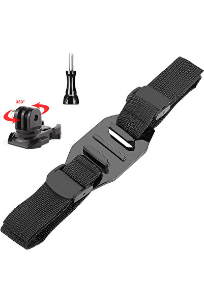 Choice حزمة حزام خوذة مزود بفتحات تهوية وحامل حزام لكاميرا GoPro Hero 13 12 1...