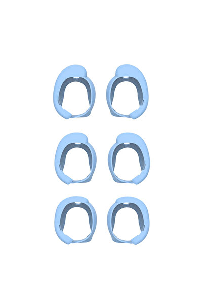 ALLOYSEED Blue 3 Pairs Silicone Ear Tips Covers for Bose QuietComfort Earbuds II for Bose QuietComfort Ultra E