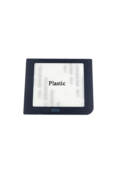 Choice بلاستيك أسود قطعة واحدة من البلاستيك والزجاج عدسة شاشة لجهاز Gameboy Pocket GBP واقي عدسة الشاشة مع/مع