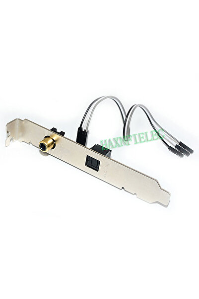 Choice 1PCS SPDIF Optical and RCA Out Plate Cable Bracket Digital Audio Output For ASUS MSI Gigabyte Mot...