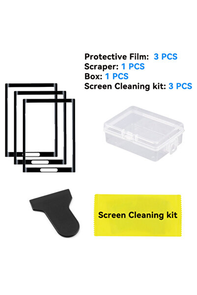 Choice مجموعة مكونة من 3 قطع لكاميرا Insta 360 X4 X5 واقي شاشة من فيلم Insta3...