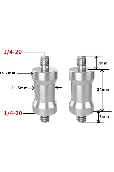 Choice 2 قطعة 1 4M إلى 1 4M 1/4 إلى 3/8 مسمار تحويل التصوير الفوتوغرافي حامل مصباح فلاش قوس البث المباشر في