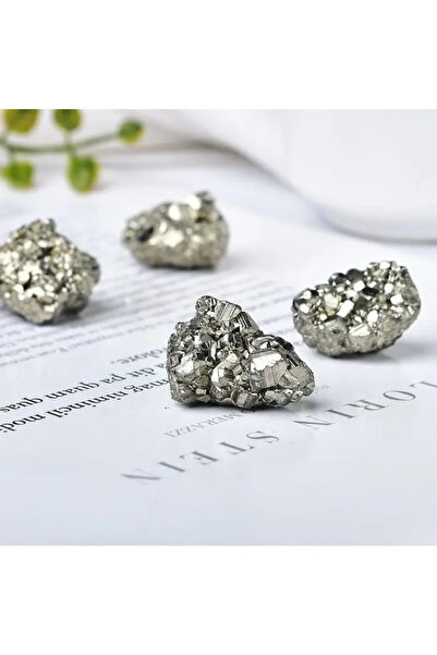 Choice 20-30 جرام 1 قطعة عشوائية 1 قطعة حجر طبيعي خام من البيريت والمعادن زخر...