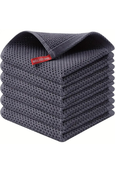 Choice 5pcs Gray 1/5pcs Towel Soft Absorbent Dishcloth Kitchen Dish Rags Hone...