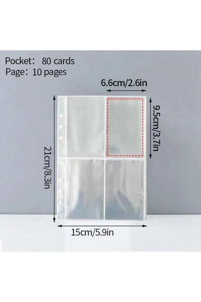Choice 80cards 10pages A5 Photocard Holder Kpop Photo Album for Photographs P...