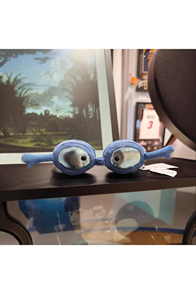 Choice مع ملصقات وأكياس نظارات سباحة سلسلة الصيف لعبة قطط من القطيفة 10 سم نظ...