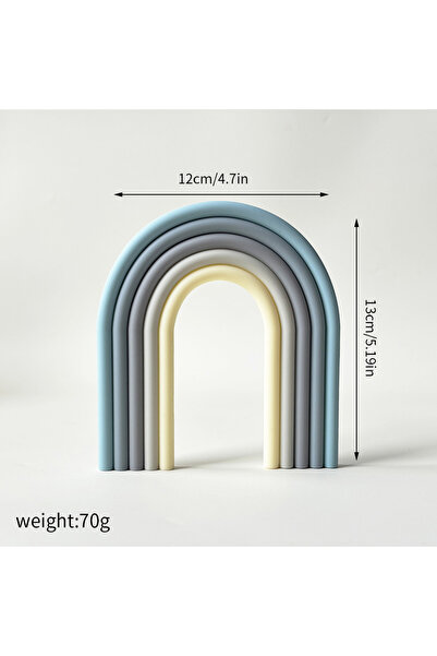 Choice19 زينة كعكة على شكل فيل قوس قزح، ونجمة قوس قزح، وسحابة، وقطار أبجدي، ب...