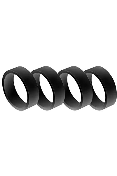 Choice 4pcs black Anti-scratch Protection Ring Invisible Elastic Rubber Joystick Protectors for Steam Deck/