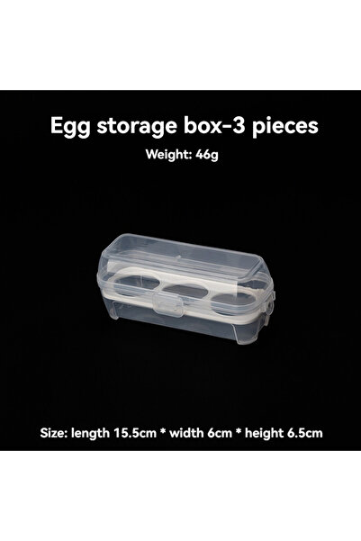 choice2 3 grids Outdoor Shkproof Egg Box Storage Box, Portable Camping Shatte...