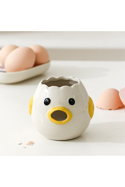 Choice3 فاصل بياض البيض الأصفر، فاصل صفار البيض الخزفي على شكل كرتون، أداة خب...