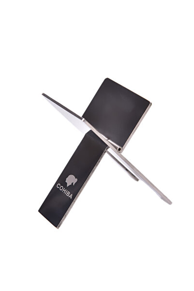 Choice onesize Cigar Ashtray Holder Steel Practical Gadgets Silver Foldable Cigar Stand Tray