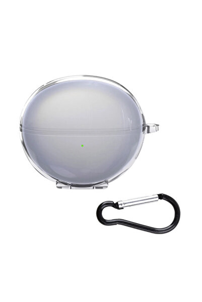 Choice جراب حماية شفاف من مادة TPU لسماعات هواوي فري كليب، مزود بخطاف، مصنوع ...