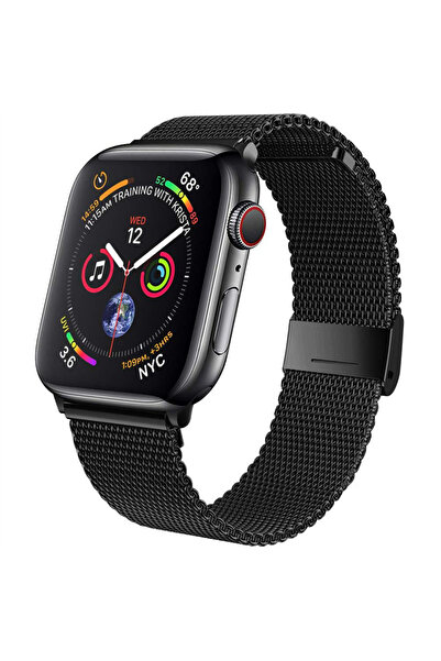 Choice سوار ساعة أسود من الفولاذ المقاوم للصدأ، متوفر بأحجام 42 مم، 44 مم، 45...