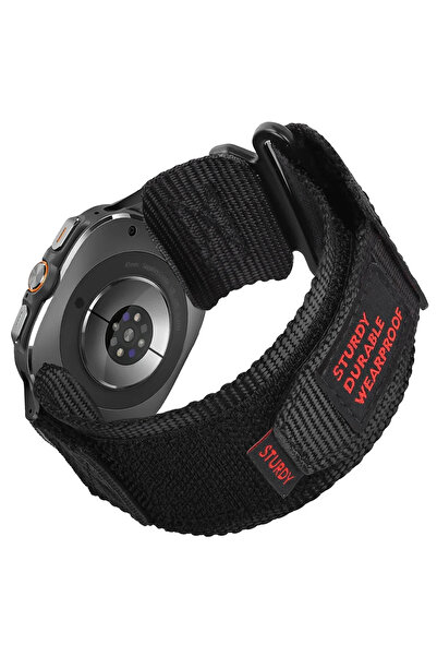 CAOWTAN سوار ساعة جالاكسي 7 ألترا BB من النايلون، سوار رياضي 47 مم لساعة 7 ألترا