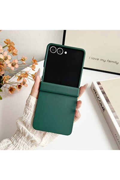 Choice جراب هاتف غير لامع بلون حلوى الدوبامين باللون الأخضر الداكن لهاتف Gala...