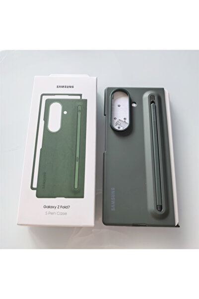 Samsung جراب هاتف Z Fold 7 الأخضر الجديد Z Fold 7 5G Slim S Pen مع قلم S Pen ...