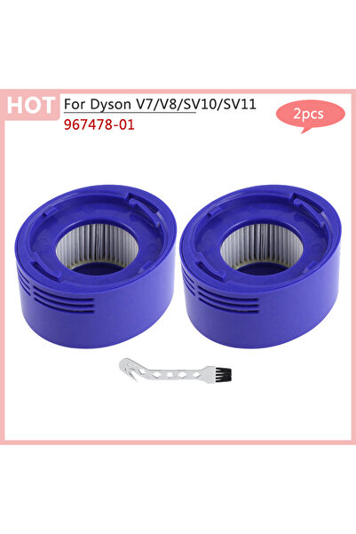 Choice 2pcs For Dyson V7 V8 SV10 SV11 Spare Parts Handhold Robot Vacuum Cleaner Front Rear Hepa Filter Home