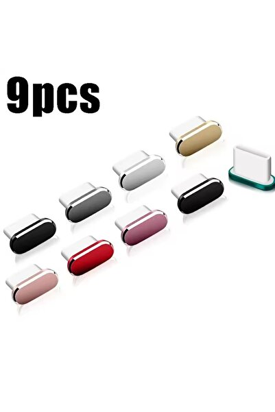 Choice 9 قطع من سدادة الغبار المعدنية المختلطة 16Plus لهاتف iPhone 16 Pro Max...