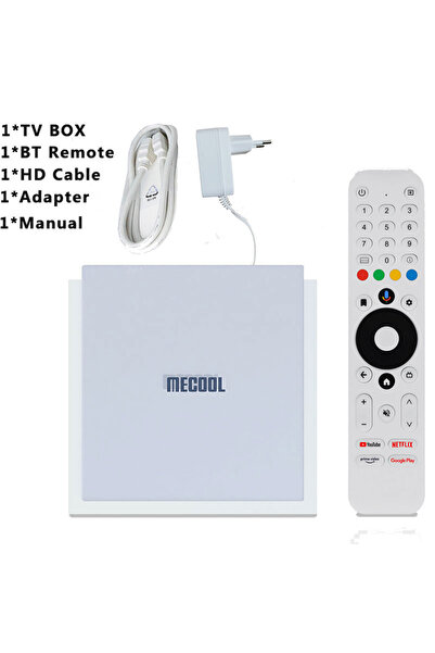 Choice UK Plug KM2 PLUS DELUXE MECOOL KM2 PLUS DELUXE 32GB Netflix 4K Android TV BOX Google TV Dolby Vision