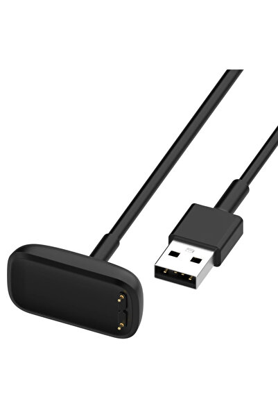 Choice شاحن أسود لساعات Charge 5 / Charge 6 / Luxe الذكية، كابل شحن USB، قاعد...