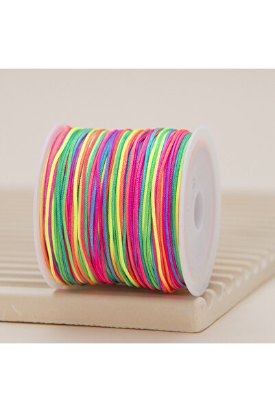 Choice 0.8 مم ملون 1 لفة 0.8 مم خيط اليشم المنسوج مجوهرات إكسسوارات الخرز DIY...