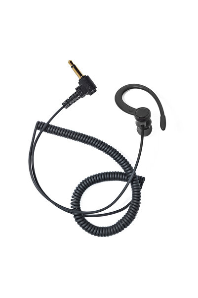 Choice سماعة أذن سوداء C مقاس 3.5 مم 90 3.5 مم للاستماع فقط متوافقة مع ميكروف...