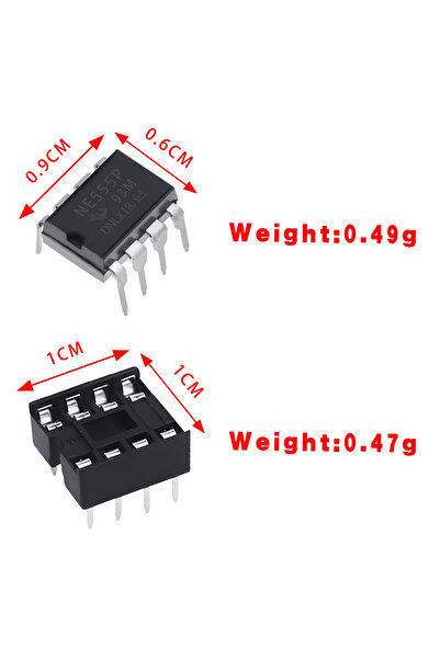 Choice 50pcs 20/50Pcs (10/25 each) NEW NE555 NE555P IC 555 Timer Programming Oscillator Chip 8 Pin DIP-8 So