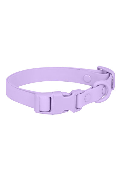 Choice M light purple CP442--waterproof PVC pet dog collar, anti fouling and waterproof lightweight collar,