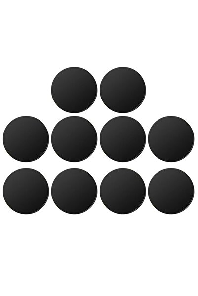 Choice أسود 40X40 مم 10 قطع 10 قطع 40 مم لوحة معدنية مغناطيسية لحامل هاتف الس...