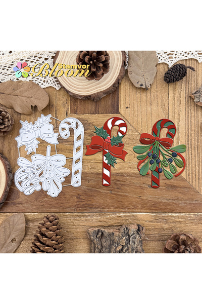 Choice قوالب تقطيع معدنية أصلية على شكل طبقات عيد الميلاد وأوراق غصن الزيتون ...