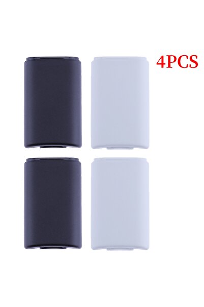 Choice غطاء خلفي أبيض أسود مكون من 4 قطع من 1 إلى 10 قطع من بطاريات AA لجهاز ...