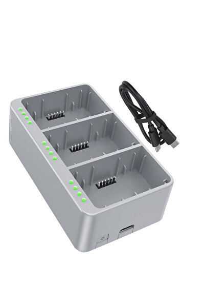 PROBTY D-MINI3 موزع شحن ثنائي الاتجاه بثلاث قنوات لبطارية DJI Mini 4 Pro و Mi...