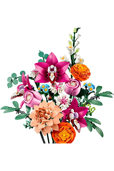 Choice 10342 Romantic Pretty Pink Flower BouquetBuilding Blocks Sets 10342 Compatible With Legoed Particle