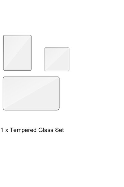Choice مجموعة واحدة من واقيات الشاشة من السيليكون وحافظة حماية من الزجاج المق...