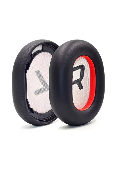 Choice وسائد أذن من الفوم الناعم باللون الأحمر مزودة بإبزيم لسماعات الرأس Plantronics Backbeat Pro 2 SE Voyager 8200UC