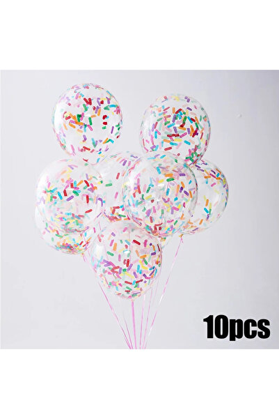 Choice 10 قطع من ورق الكونفيتي مقاس 12 بوصة، 10 قطع من بالونات الآيس كريم، زي...