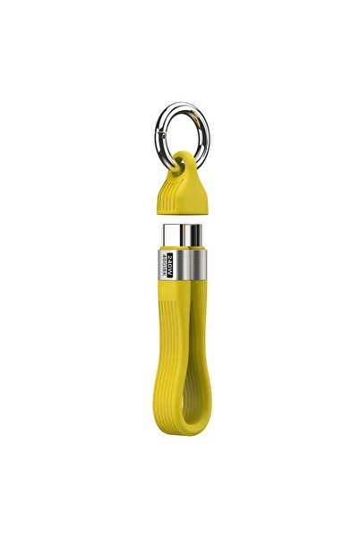Choice 0.13m Yellow USB4.0 USB-C to Type-C 240W 40Gbps Cable Keychain PD3.1 5A 8K@60Hz Data Cord For TV Lap