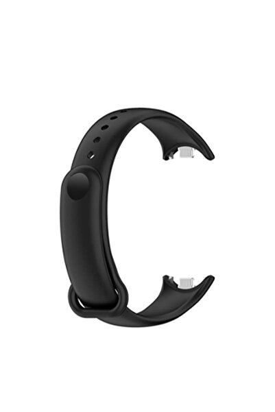 Choice سوار سيليكون أسود ناعم لساعة Mi Band 9 الرياضية، سوار معصم، دعامة لياق...