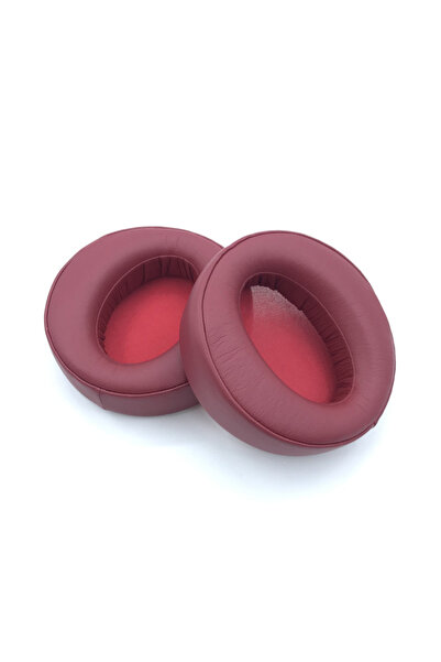 Choice زوج واحد من وسادات الأذن البديلة الحمراء المصنوعة من الإسفنج الناعم، وعصابة الرأس المصنوعة من القطن البروتيني المسامي، لسماعات MDR-XB950BT XB950B1