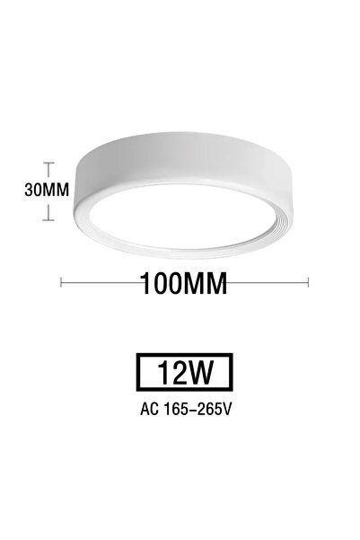 Choice 3000 كلفن - أبيض دافئ - 12 واط إضاءة LED سطحية سفلية 5 واط 9 واط 12 واط 15 واط 18 واط 20 واط مصابيح سقف 220 فولت Ul