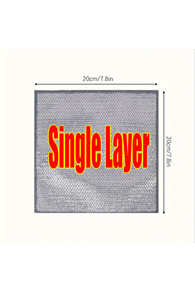 Choice7 20pcs-Send hook Single Layer 20/5pcs Reusable Wire Dishwashing Rags -...