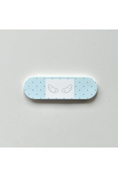 Choice نمط تعبير لطيف على شكل جناحين للدب الصغير باللون الأزرق لجميع هواتف iPhone وSamsung وPush Pull العالمية