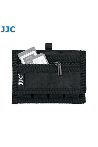 Choice حقيبة بطارية JJC 18650 مزودة بأربع فتحات لتخزين بطاقات الذاكرة وحافظة ...