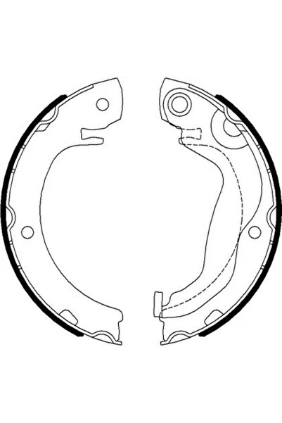 TEXTAR Set Saboti Frana Frana De Mana Toyota Verso 2009-2018
