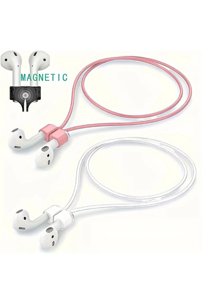 Choice حامل سلك سماعات أذن لاسلكي مغناطيسي من السيليكون مضاد للضياع، 112 قطعة، متوافق مع AirPods Pro 4 و3 و2 و1 Pro...